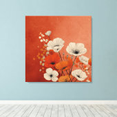 Beautiful poppies  leinwanddruck (Insitu (Holzboden))