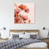 Beautiful poppies  leinwanddruck (Insitu (Schlafzimmer))