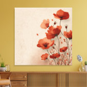 Beautiful poppies  leinwanddruck (Insitu (Wohnzimmer))