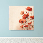 Beautiful poppies  leinwanddruck (Insitu (Holzboden))
