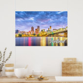 Beautiful Portland, Oregon, USA Poster (Küche)