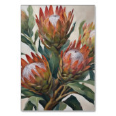 Beautiful Protea Blume aus Südafrika Tischnummer (Vorderseite)