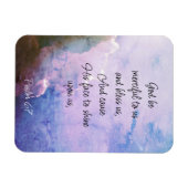  Beautiful Psalm 67 Blessing Upon Us Magnet (Horizontal)