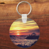 Beautiful Puerto Vallarta Sunset Schlüsselanhänger (Vorderseite)