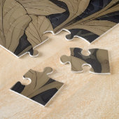 Beautiful Puffin William Morris Inspiriert Puzzle (Seite)