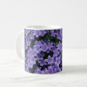 Beautiful Purple Blumen Coffee Tasse (Vorderseite Links)