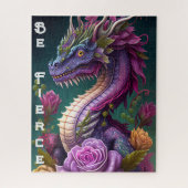Beautiful Purple Dragon Puzzle (Vertikal)