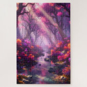 Beautiful Purple Forest Puzzle (Vertikal)