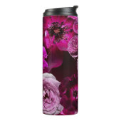 Beautiful Purple Rose Collage Thermosbecher (Nach links gedreht)