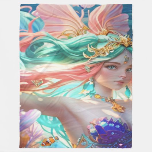 Beautiful queen  fleecedecke (Vorderseite)