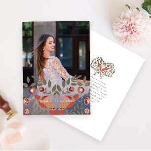 Beautiful Quinceanera Fiesta Danke Foto Einladung