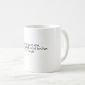 Beautiful quotes about life kaffeetasse (VorderseiteRechts)
