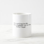 Beautiful quotes about life kaffeetasse (Mittel)