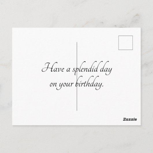 Beautiful Rainbow and Lake Postkarte (Rückseite)