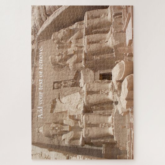 Beautiful Ramses 2 tomb temple, Abu Simbel, Egypt, Puzzle (Vertikal)