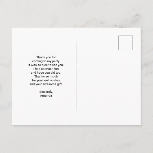 Beautiful Raven on a Tree Branch Vielen Dank Postkarte (Rückseite)