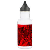 Beautiful Red Abstrakt Art Spritzer Edelstahlflasche (Rechts)