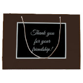 Beautiful Red Bird Christlich Große Geschenktüte (Rückseite)