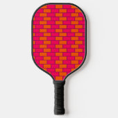 Beautiful Red Brick Modern Pro Pickleball Paddle (Vorderseite)