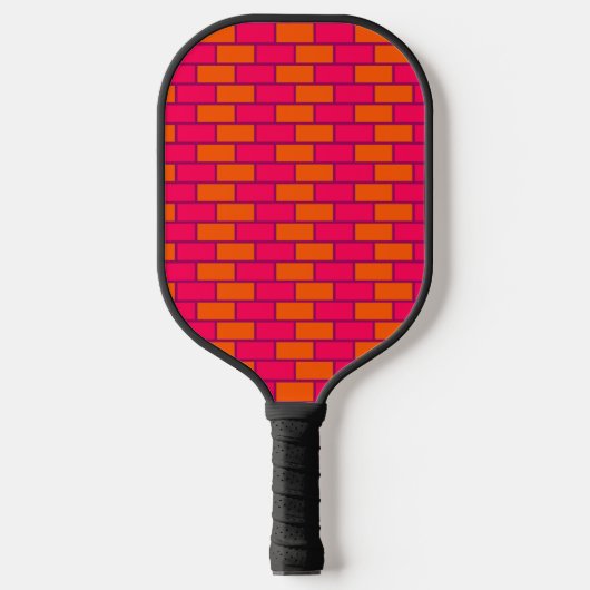 Beautiful Red Brick Modern Pro Pickleball Paddle (Vorderseite)