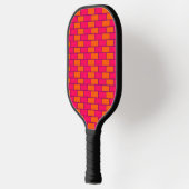 Beautiful Red Brick Modern Pro Pickleball Paddle (Links)