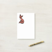 Beautiful Red Fox Post-it Klebezettel (Auf Schreibtisch)