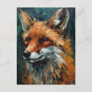 Beautiful Red Fox Postkarte