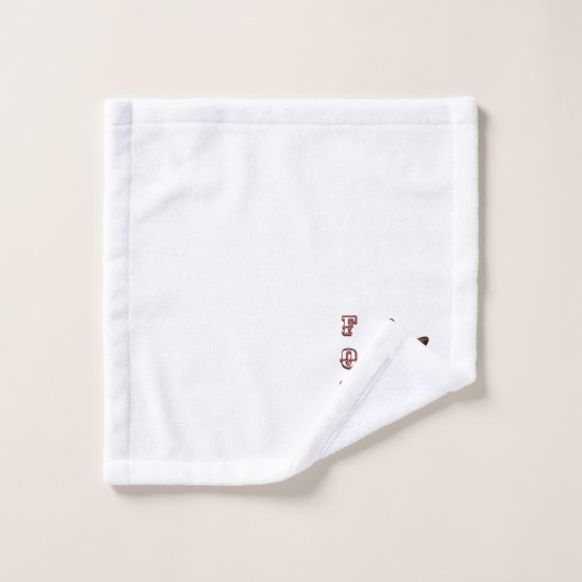 Beautiful Red Foxy Fox Badhandtuch Set (Waschlappen)