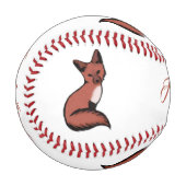 Beautiful Red Foxy Fox Baseball (Vorderseite Links)