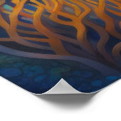 Beautiful Red Haired Mermaid III Poster (Ecke)