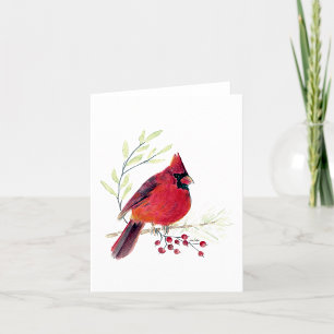 Beautiful Red Kardinal Note Card