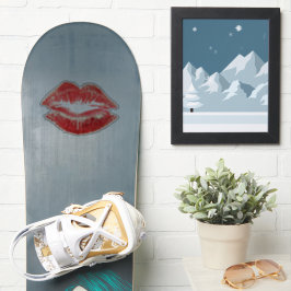 Beautiful Red Kiss Isolated Vector Art Aufkleber