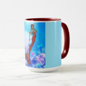 Beautiful Red Mermaid Tasse & Cups (VorderseiteRechts)