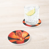 Beautiful Red Orange Asiatic Lily Gran Paradiso Getränkeuntersetzer (Seite)