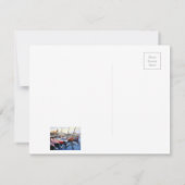 Beautiful Red Orange Blue Green Boats in Collioure (Rückseite)