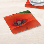 Beautiful Red Poppy Party Untersetzer (angewinkelt)