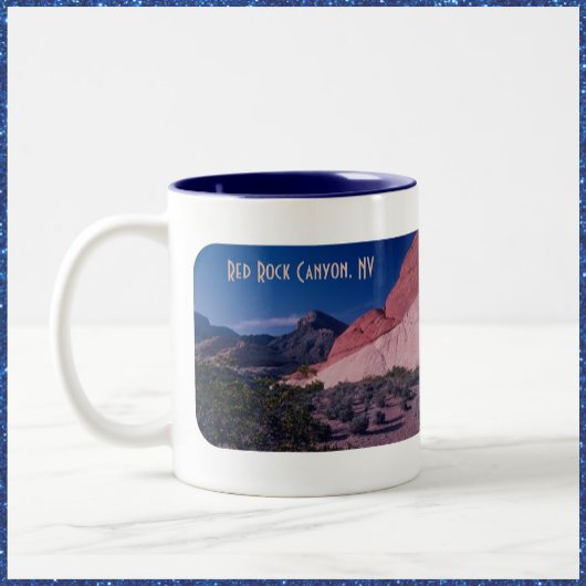 Beautiful Red Rock Canyon Nevada Zweifarbige Tasse