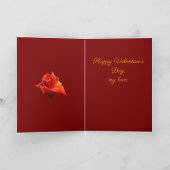 Beautiful Red Rose Isolated Photograph Vector Karte (Innenseite)