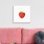 Beautiful Red Strawberry (von Louis C.C. Krieger) Leinwanddruck (Insitu (Wohnzimmer))
