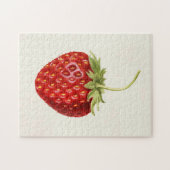 Beautiful Red Strawberry (von Louis C.C. Krieger) Puzzle (Horizontal)