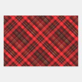 Beautiful red tartan geschenkpapier set (Vorderseite)