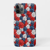 Beautiful Red White Bllower Garden Floral USA Case-Mate iPhone Hülle (Rückseite)