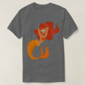 Beautiful Redhead Mermaid T-Shirt (Design vorne)