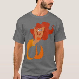 Beautiful Redhead Mermaid T-Shirt