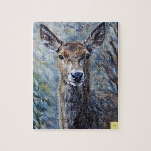 Beautiful Reindeer puzzle (Vertikal)