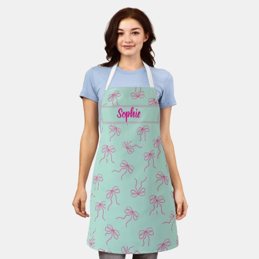 Beautiful ribbon style apron schürze (Getragen)