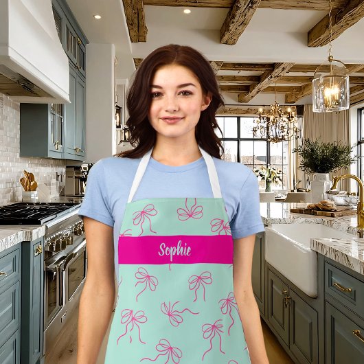 Beautiful ribbon style apron  schürze