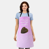 Beautiful Romantic Chocolate Heart Schürze (Getragen)