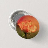 Beautiful Romantic Rose Fotograph Button (Vorne & Hinten)