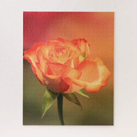 Beautiful Romantic Rose Fotograph Puzzle (Vertikal)
